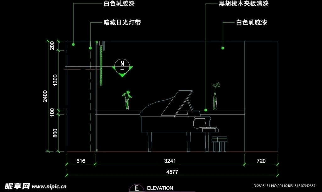 CAD别墅设计素材