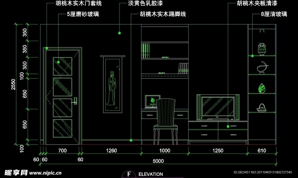 CAD别墅设计素材