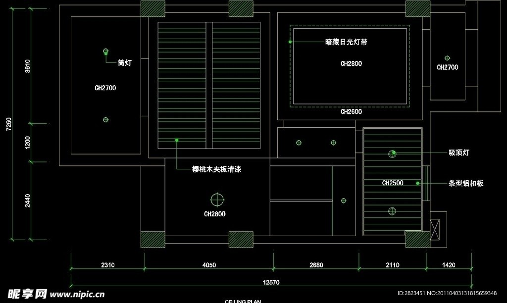 CAD别墅设计素材