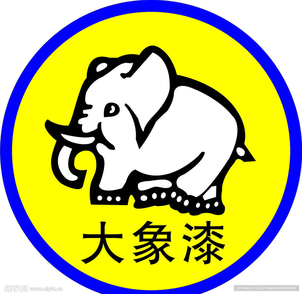 大象油漆商标