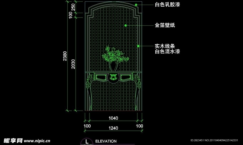 CAD别墅设计素材