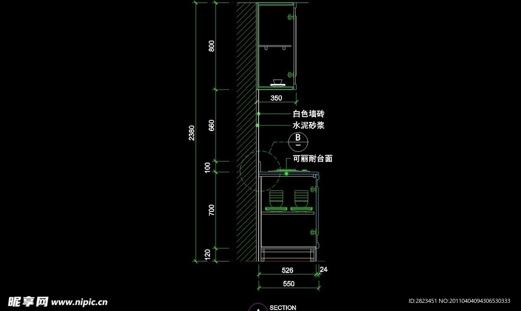 CAD别墅设计素材