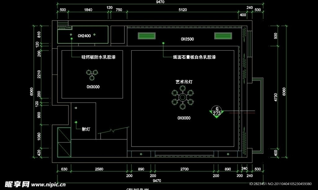 CAD别墅设计素材