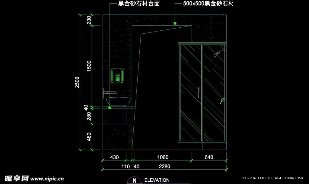 CAD别墅设计素材