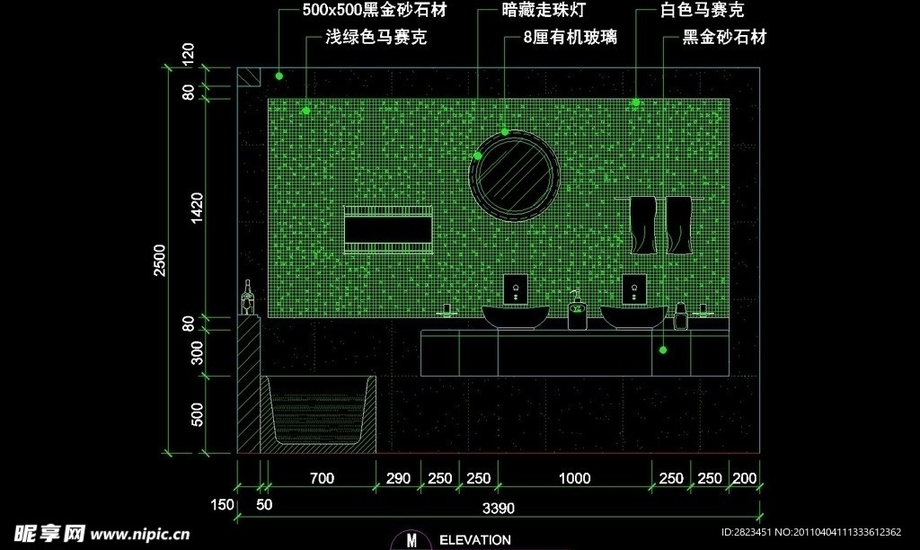 CAD别墅设计素材