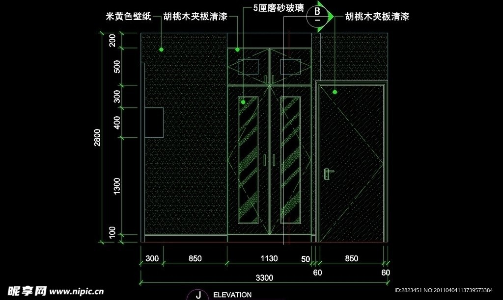 CAD别墅设计素材