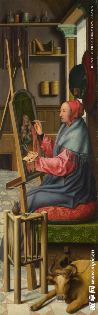 圣卢克绘画圣母 圣婴