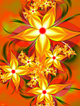 金色花纹