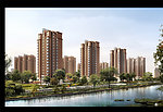 沿湖住宅小区
