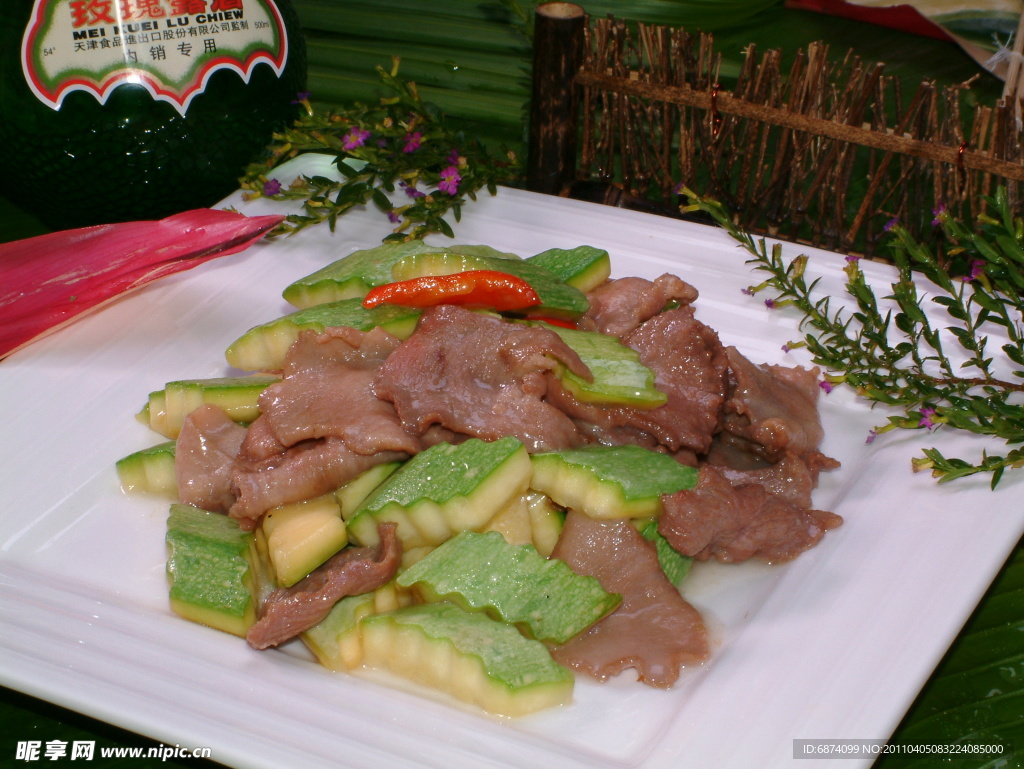黑椒云瓜牛爽肉