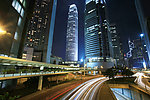 光线城市夜景