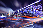 光线城市夜景