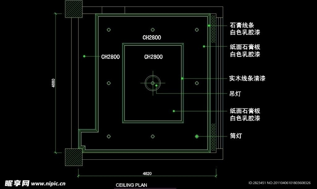 CAD餐厅设计素材