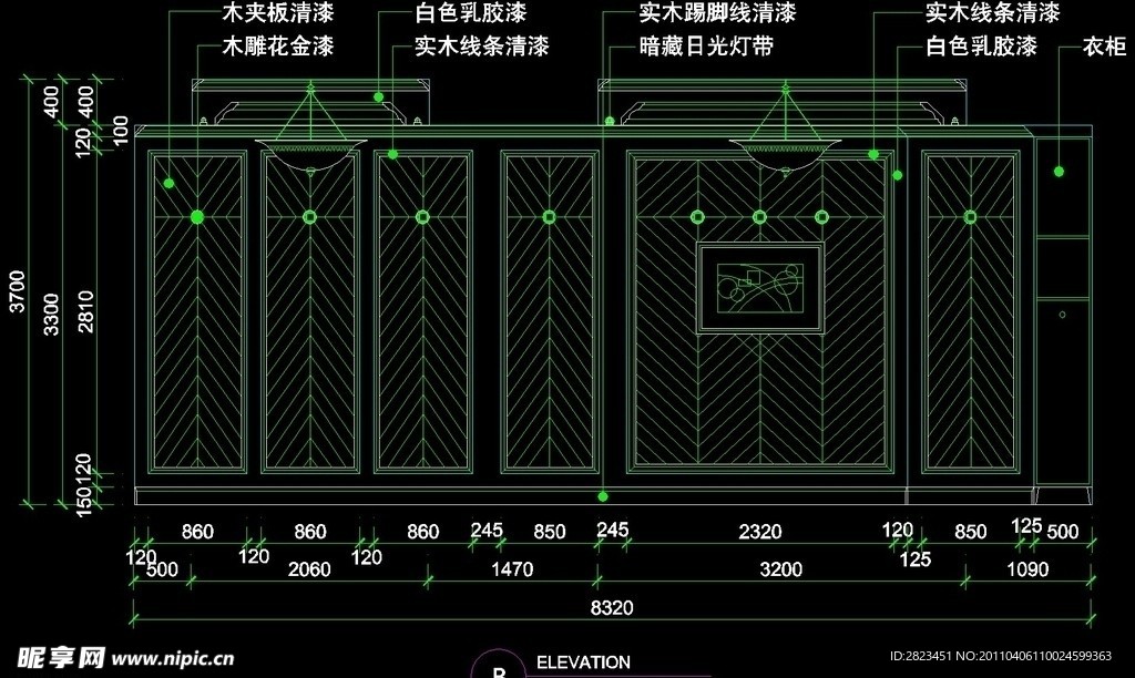 CAD餐厅设计素材