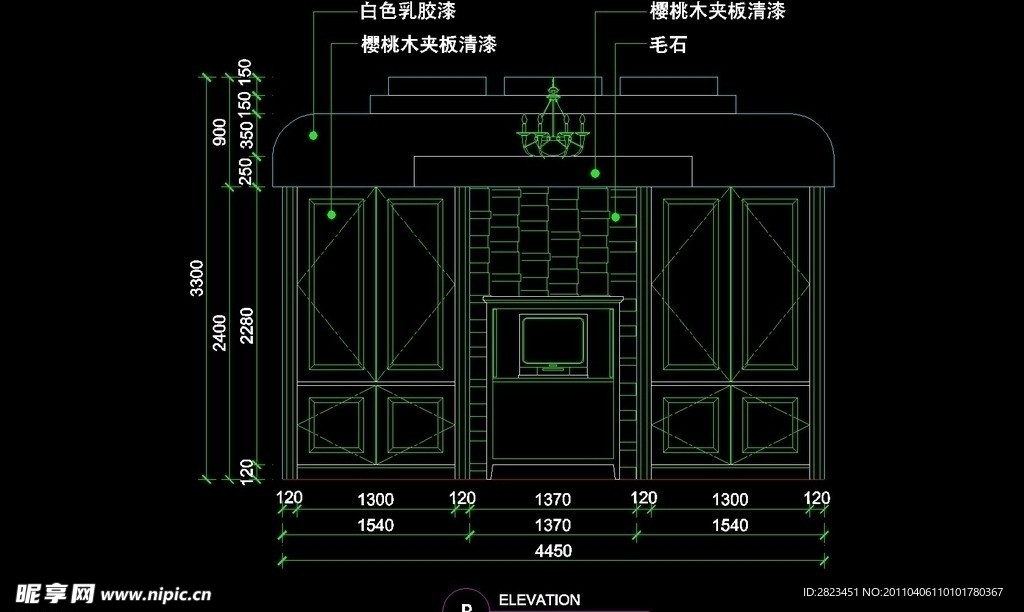 CAD餐厅设计素材