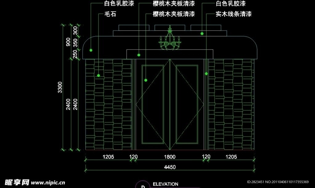 CAD餐厅设计素材