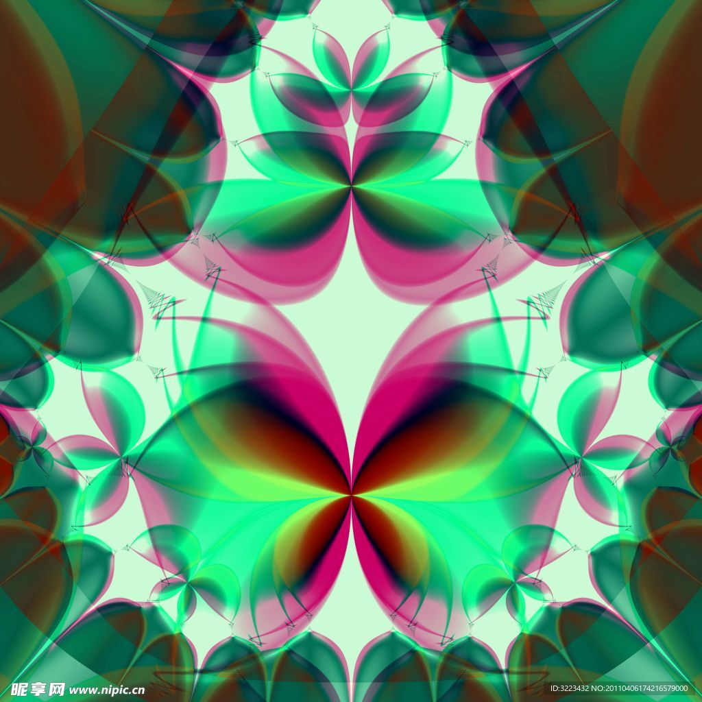 炫彩花纹