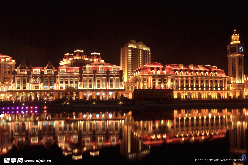 津湾广场美丽夜景