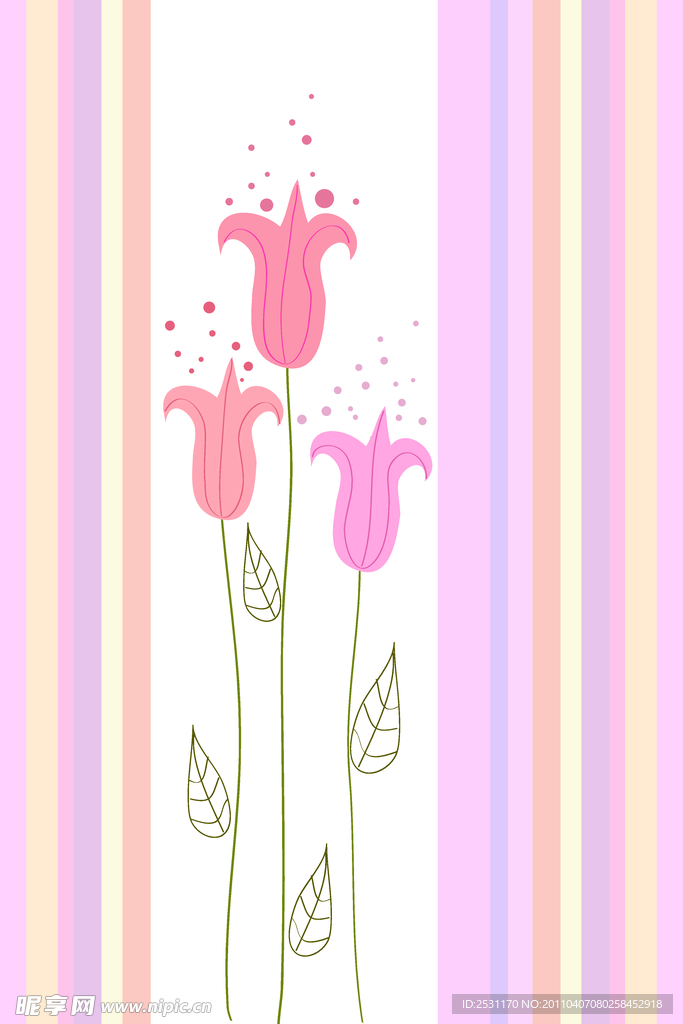 手绘风格花纹