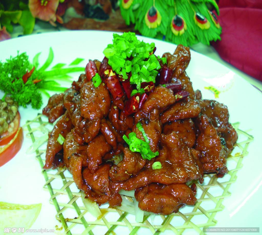 葱香牛肉