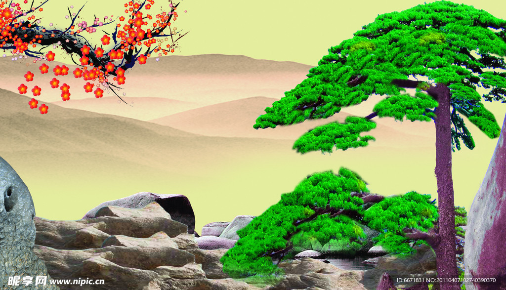 山水画