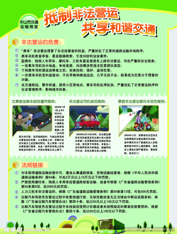 交通宣传展板
