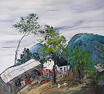 印象派油画