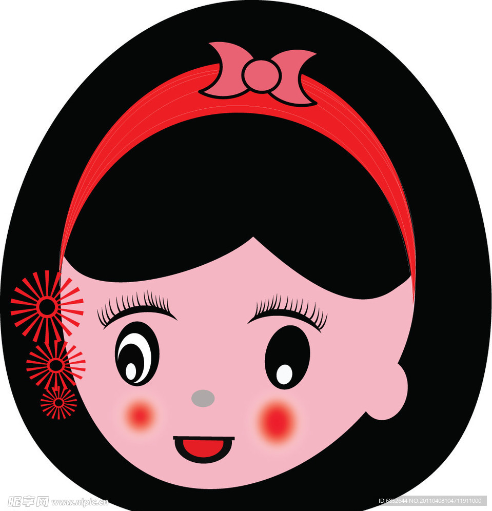 卡通女孩子头像