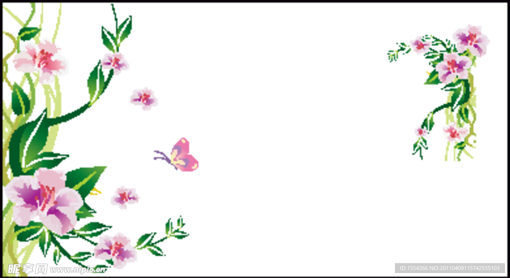 花朵移门