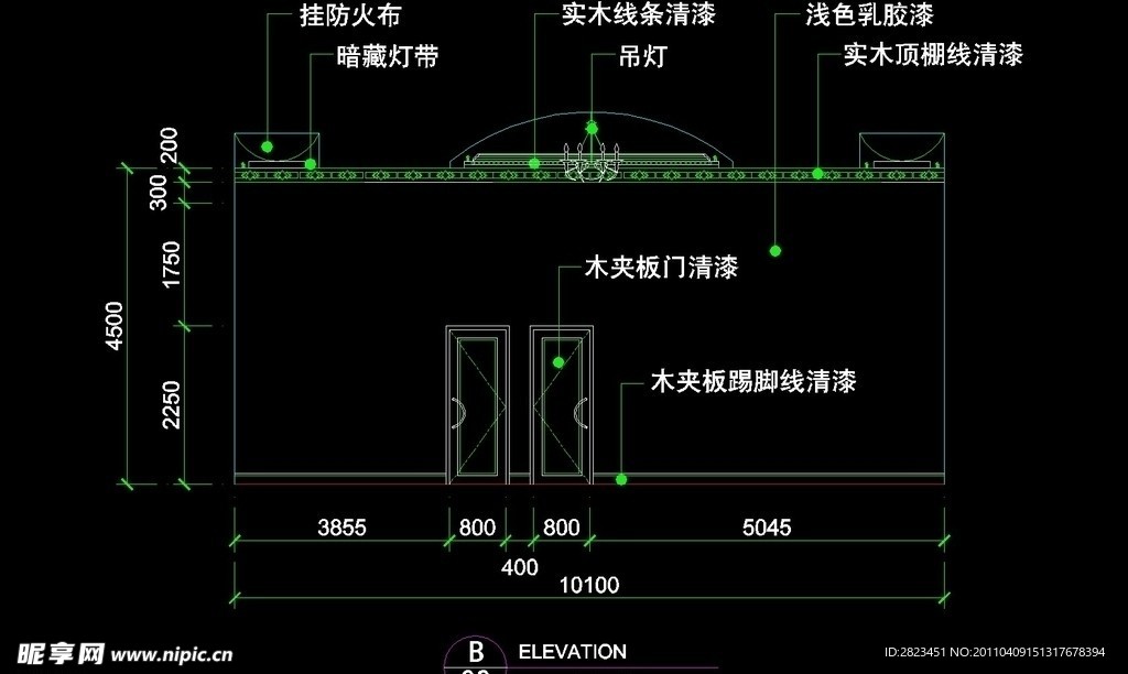 CAD餐厅设计素材