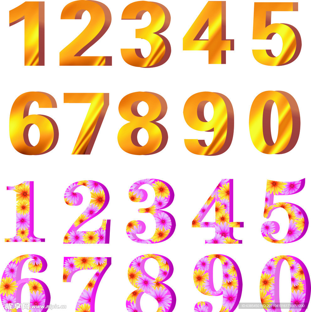 立体数字