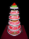 快乐家佳6层祝寿蛋糕