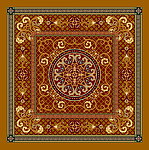 欧式手工地毯设计图