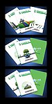绿色清爽 企业画册封面设计（ 展开图）