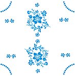花型矢量图底纹