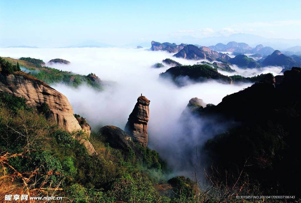 连城冠豸山云海