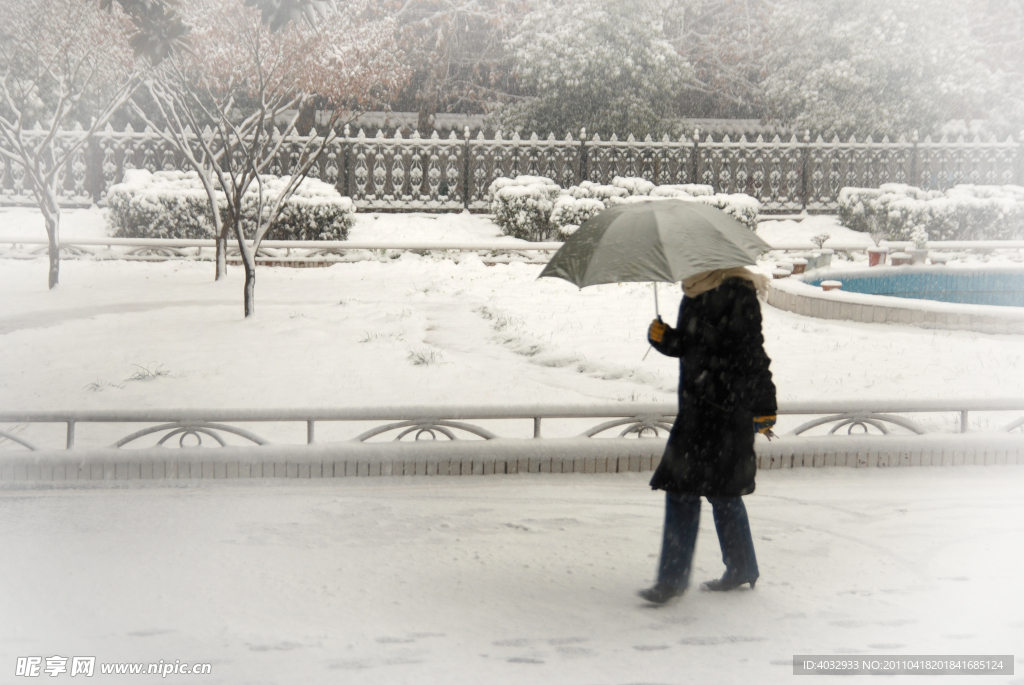 下雪 雪景 冬天