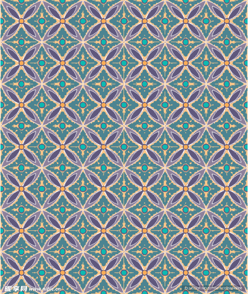 无缝古典花纹底纹