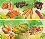 烧烤鸡腿图片