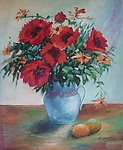 花卉油画