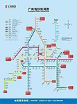 最新最全广州地铁网路矢量图