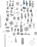 舞台灯灯具矢量图