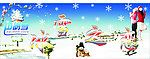 冬天美女雪景图