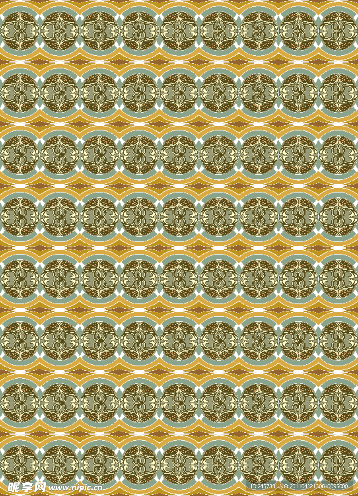 无缝古典花纹底纹