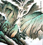 山泉图