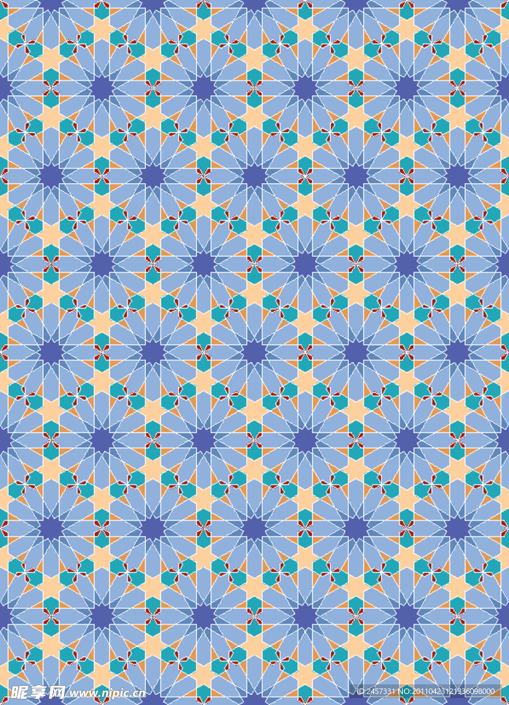 无缝古典花纹底纹