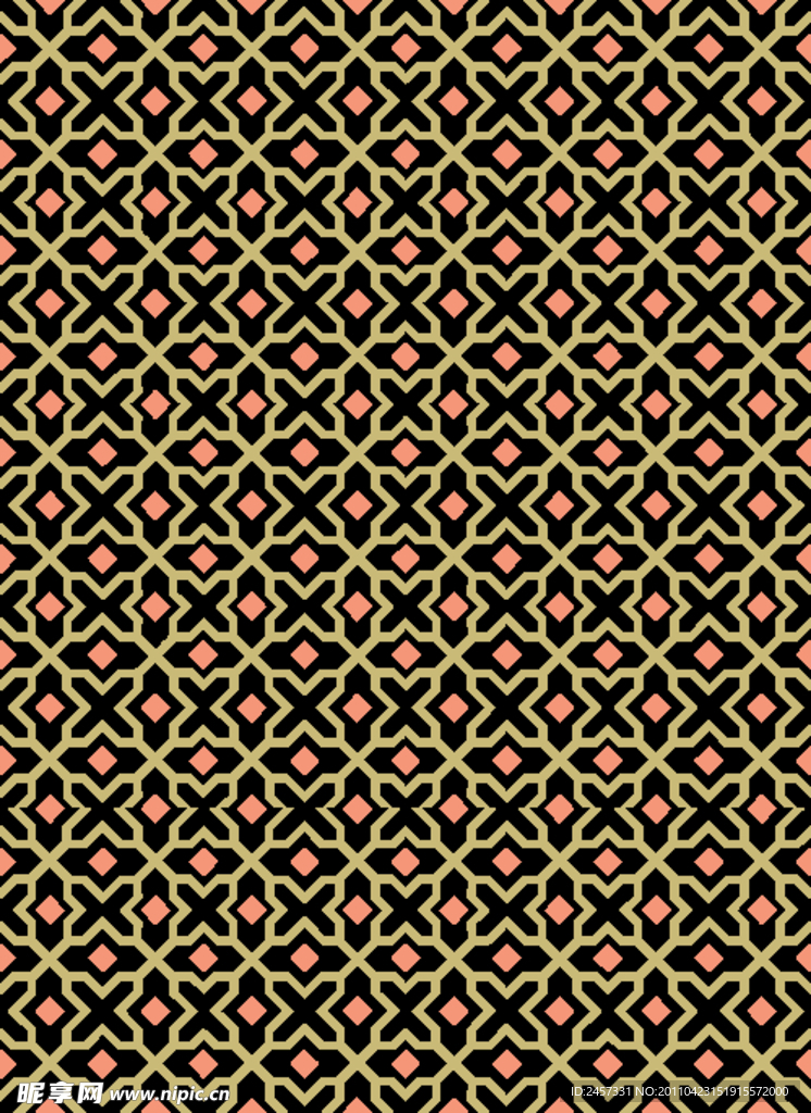 无缝古典花纹底纹