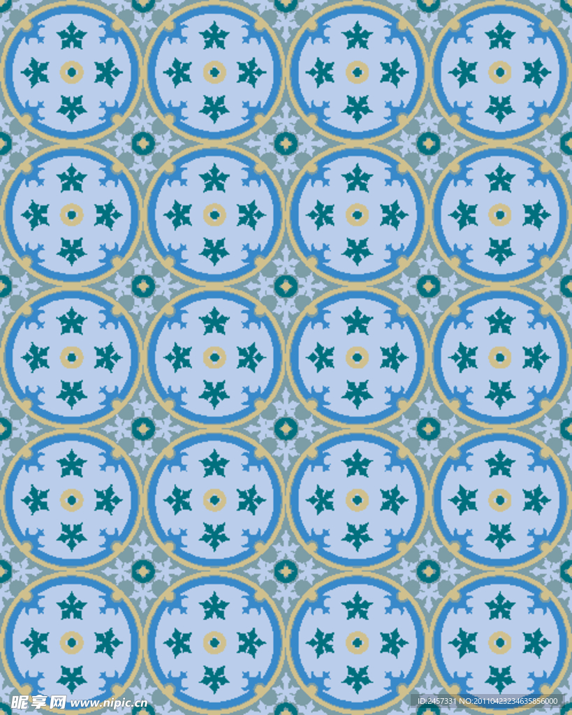 无缝古典花纹底纹