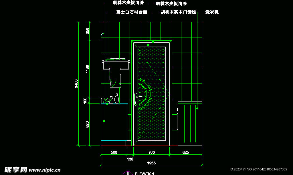 CAD之复式住宅