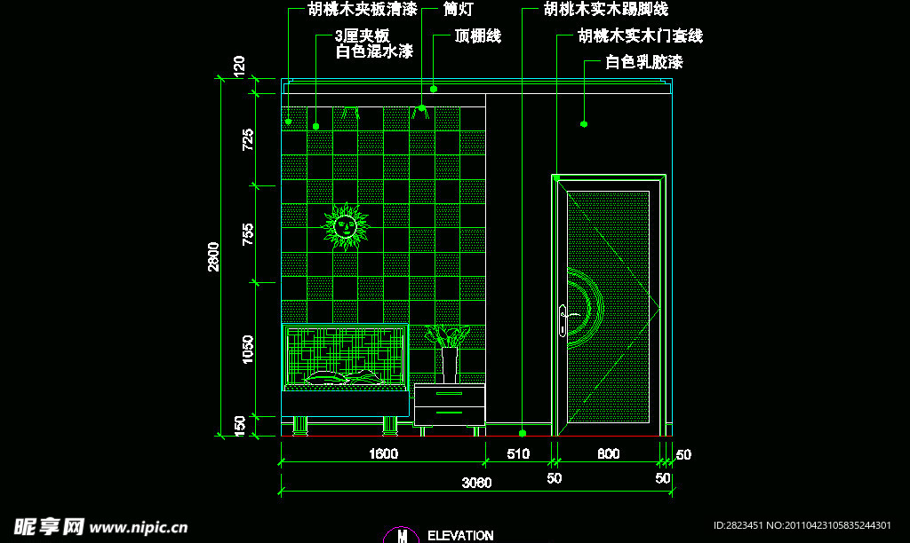 CAD之复式住宅